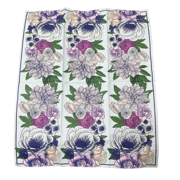 Lot 8 New Paper Napkin Assortment Floral Paris Decoupage Large 16x13 & 95x9.5 - Picture 13 of 16